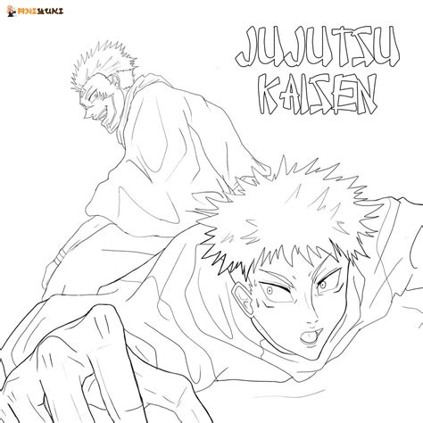 Jujutsu Kaisen Coloring Pages Coloring Home