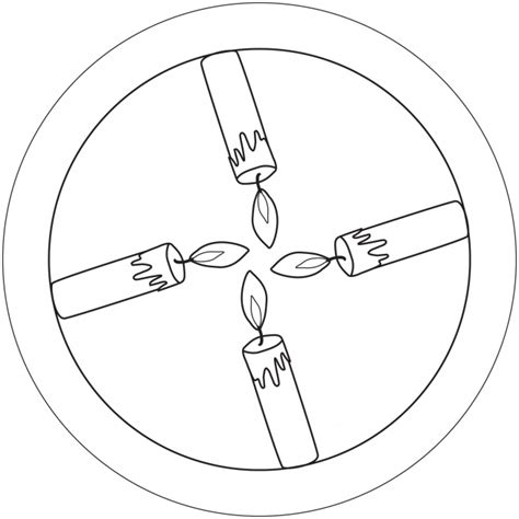 Kerzen-Mandala für Kindergarten, KiTa und Schule