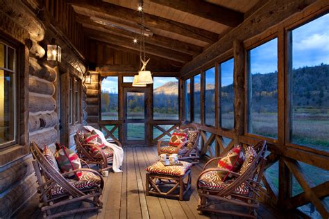 Meadow Cabin Rustic Porch Denver By Axial Arts Architecture Houzz