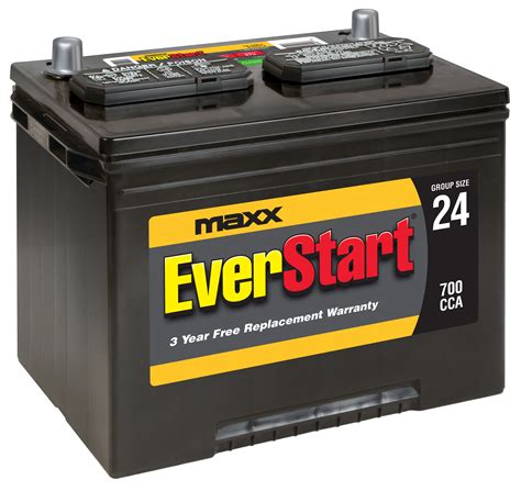 EverStart Maxx Lead Acid Automotive Battery, Group Size 24 - Walmart ...