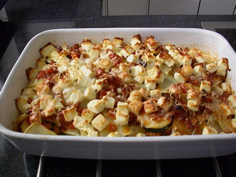 Auberginen Zucchini Kartoffel Hack Auflauf von c00kie93