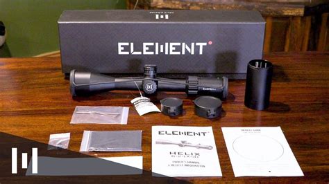Element Helix 6 24x50 Ffp 30mm Sf Apr 1c Mrad Reticleturrets Rifle Scope