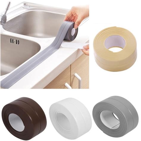 Caulk Strip Bath And Kitchen Caulk Tape Sealant Strip Waterproof And Mildewproof Sealant Tape Self