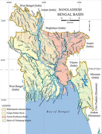 River And Drainage System Banglapedia