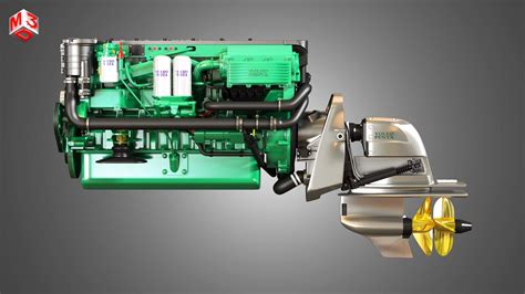 Volvo Penta Engine D6 330 3d Model By Markos3d