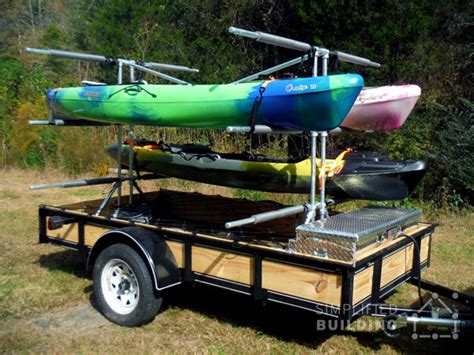 Build Canoe Rack For Utility Trailer Dory Plans Easy To Build