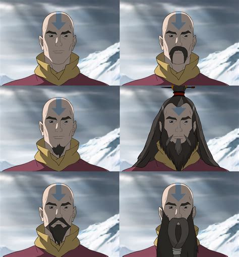 Just Some Fun With Adult Aang And Some Beard Styles Made By Me R