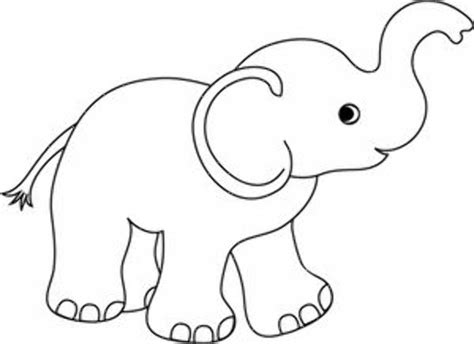 Download High Quality Baby Elephant Clipart Outline Transparent Png