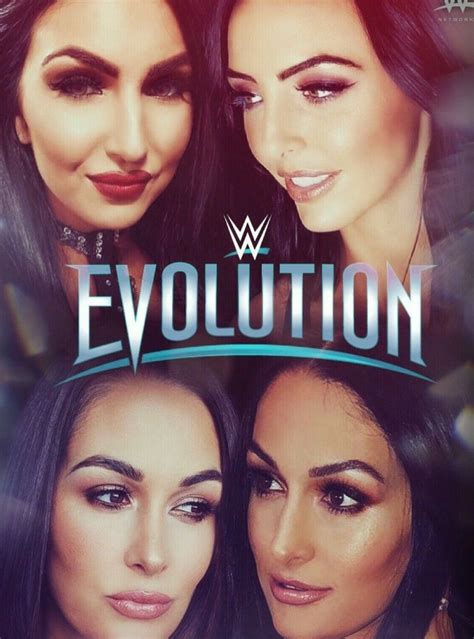 Evolution Ppv The Iiconic Billie Kay And Peyton Royce Vs The Bella Twins Brie Bella And Nikki Bella