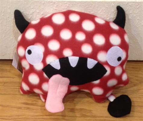 Spotted Love Monster Plush Toy By Sewsoftheartedts On Etsy