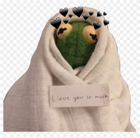 Kermit Meme Love Hearts Painting