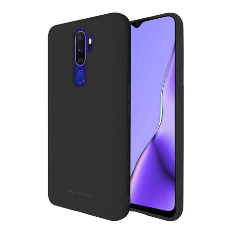 Funda Molan Cano De Silicon Suave Protector Acabado Mate Para Oppo A9 2020 Color Negro Coppel Com