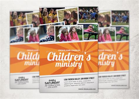 Childrens Ministry Church Flyer Template Inspiks Market