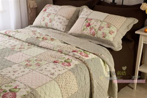 Home baby target bare home beddingstyle elegant comfort eluxury goodgram great bay home. Queen Country Floral Patchwork Quilted Cotton Coverlet ...