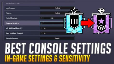 The Best Console Settings And Sensitivity Rainbow Six Siege Xbox