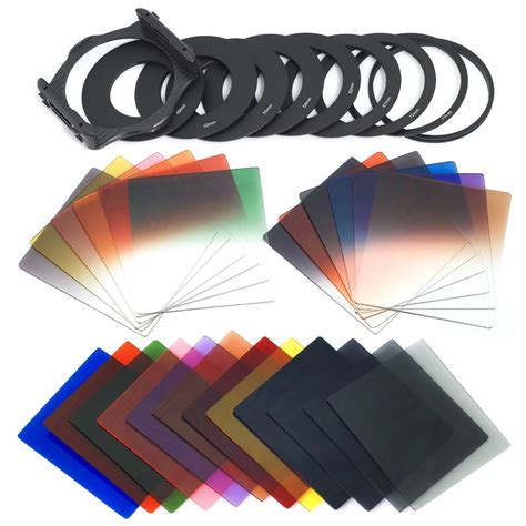 24pcs Square Full Colors Nd248 Filtersgraduated Gnd2 4 8 Filter