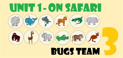 moje pomysły jak: Bugs Team 3 - On Safari