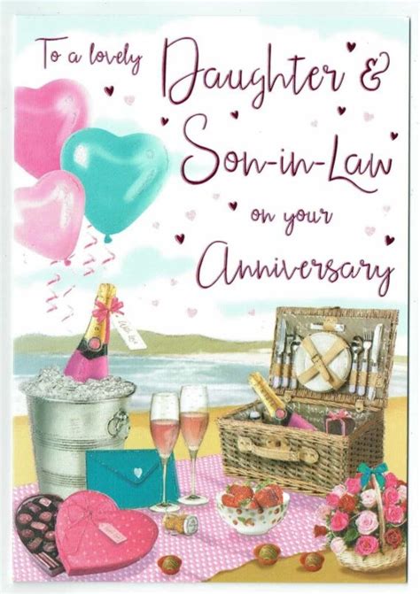 Wedding Anniversary Cards Son And Daughter In Law Cards Blog