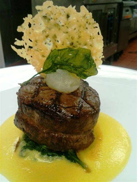 The bernaise sauce has too strong a vinegar taste and even though i did everything exactly as suggested it still separated. Simply Grilled Beef Tenderloin, Corn Bearnaise Sauce, Spinach and Parmesan Crisp | Parmesan ...