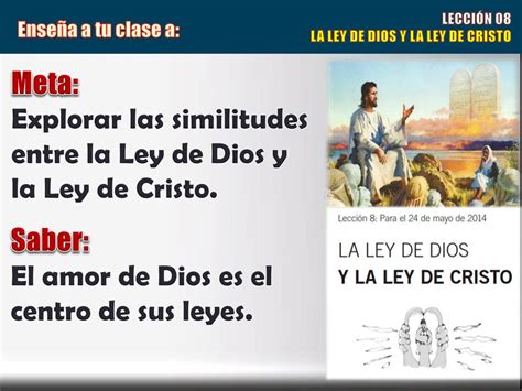 La Ley De Dios Y La Ley De Cristo División Interamericana Ppt Descargar