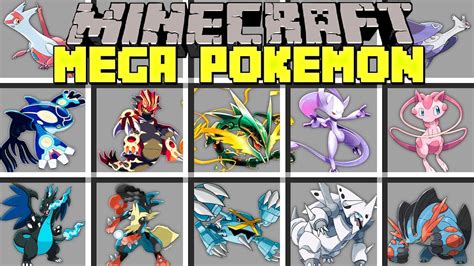 Minecraft Mega Pokemon Mod L Capture All 48 Mega Pokemon L Modded Mini