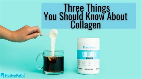 3 Things You Should Know About Collagen Youtube