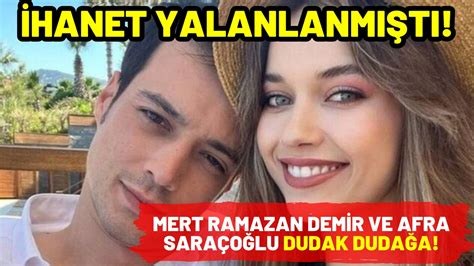 İhanet Yalanlanmıştı Afra Saraçoğlu Mert Ramazan Demir ifşalandı