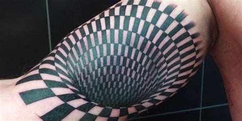 Optical Illusion Tattoos Have Been Going Viral — And Some Of Them Take