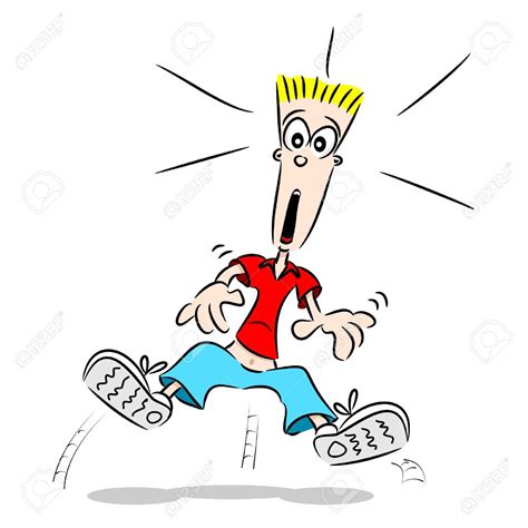 A Shock A Cartoon Guy Jumping Clipart Panda Free Clipart Images