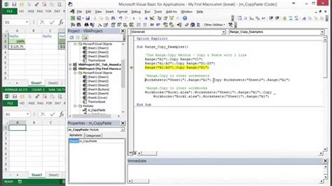 How To Write Vba Macros To Copy And Paste Cells In Excel Part Of