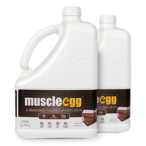 2 Gallons Chocolate Muscleegg Liquid Egg Whites Cage Free