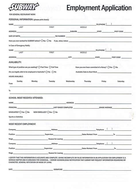 Sample application letter to bank manager for getting business loan to start your business, extend kind attn: Application For Employment Form Free Printable | Free Printable