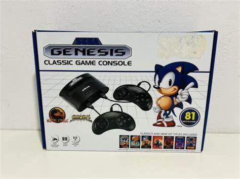 Atgames Sega Genesis Classic Game Console 81 Built In Games
