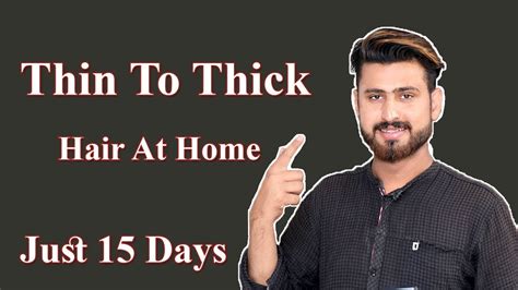 How To Turn Thin Hair To Thick Hair Naturally Within 15 Days At Home