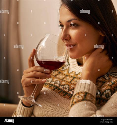 Attractive Woman Drinking Wine Hi Res Stock Photography And Images Alamy