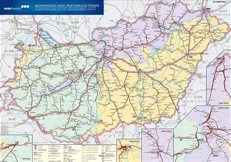 Adatbázisunk magyarország útvonalhálózatát, valamint az összes település utcaszintű térképét tartalmazza. Magyarország vasút térképe, Magyarország vasúti árufuvarozás