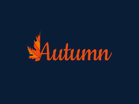 Autumn Logo Leaf Logo By Imran Ahmad On Dribbble