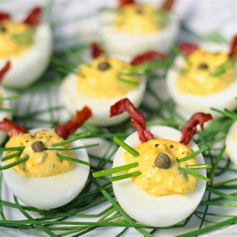 M Is For Maple Mustard Deviled Easter Eggs A Foolproof Trick For