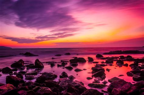 Turkey Sunset Dusk Sky Clouds Rocks Wallpaper Hd Nature Wallpapers 4k Wallpapers Images