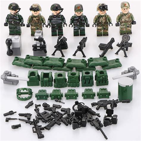 Forces Military Army Navy Seals Team Marines Legoed Swat Ww2 Soldiers