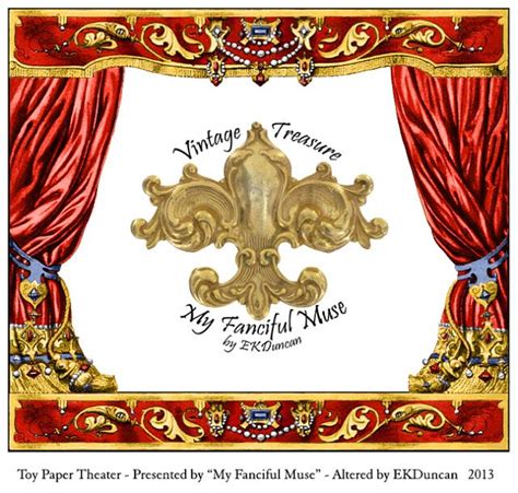 Ekduncan My Fanciful Muse Fairy Tale Paper Theater In Various Colors
