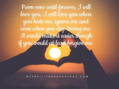 100 Forgiveness Love Quotes For Him