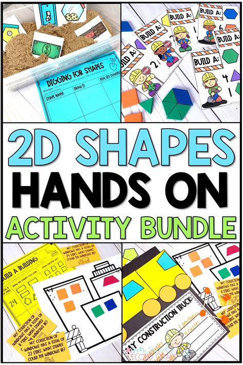 2D Shapes Hands-On Activities | Fun math activities, Activities, Hands on activities