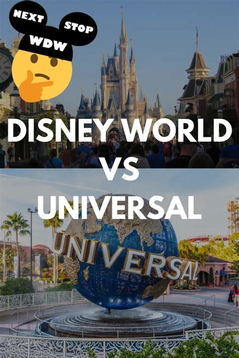 Disney World Vs Universal Studios Next Stop Wdw