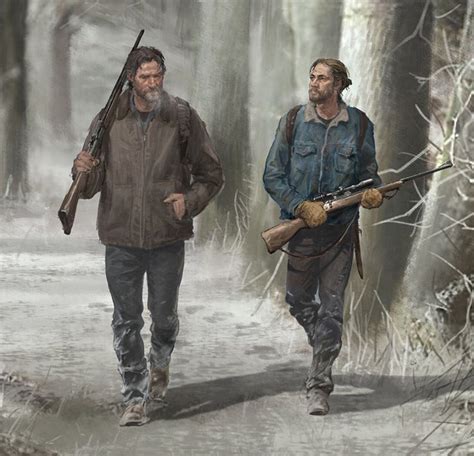Joel And Tommy Art The Last Of Us Part Ii Art Gallery The Last Of