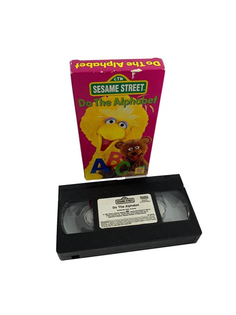 Vintage Sesame Street Do The Alphabet Vhs Abc Educational 1996 Big Bird