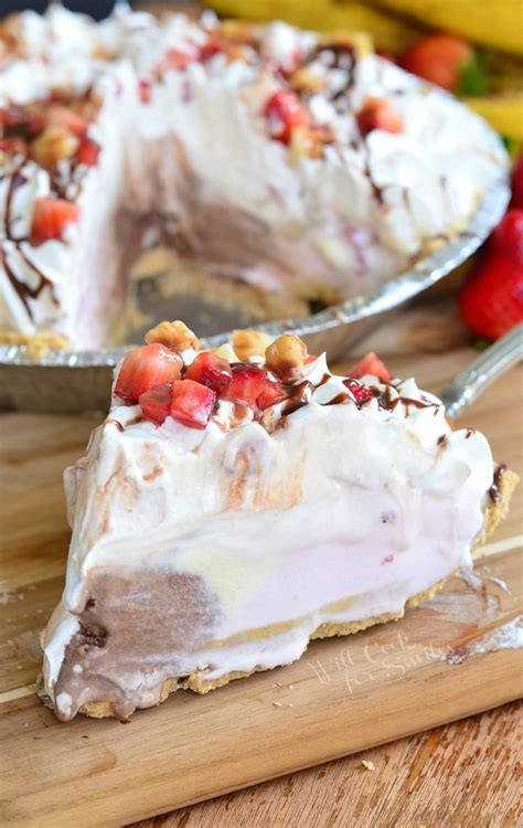 That year, the national ice cream retailers association. Banana Split Ice Cream Pie - Will Cook For Smiles