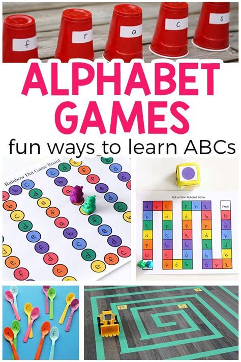 Alphabet Games For Preschool And Kindergarten Alphabet Games For