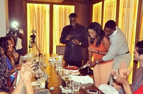 Nollywood By Mindspace Omotola Gets Surprise Birthday Party In Ghana