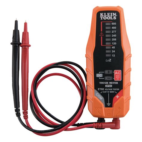 Electronic Acdc Voltage Tester 12 To 600v Et60 Klein Tools New